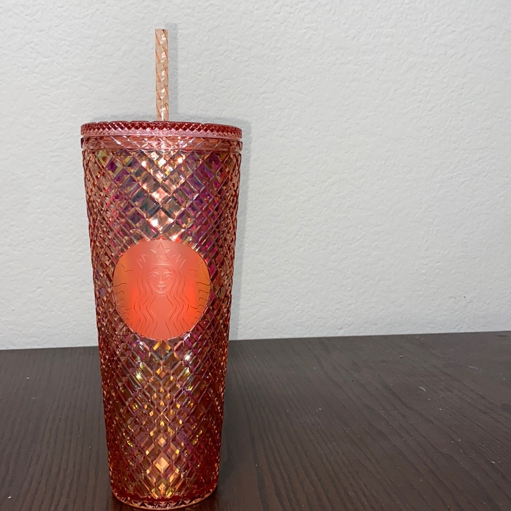 Starbucks 2021 Holiday Bling Rose Gold Venti Cup